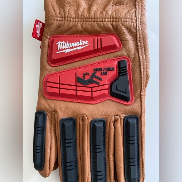 NWT Milwaukee impact cut level 3 goatskin leather gloves - Picture 7 of 9